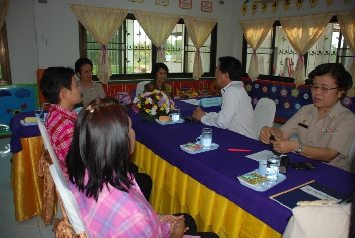 ต้อนรับคณะกรรมการประเมิน จากสำนักงานรับรองมาตรฐานและประเมินคุณภาพการศึกษา(สมศ.)