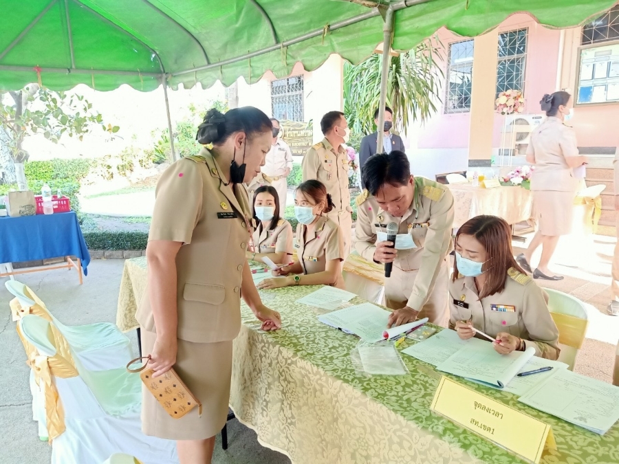 บรรยากาศวันแรกในการเปิดรับสมัครเลือกตั้ง สมาชิกสภาเทศบาลตำบลวังชัยและนายกเทศมนตรีตำบลวังชัย