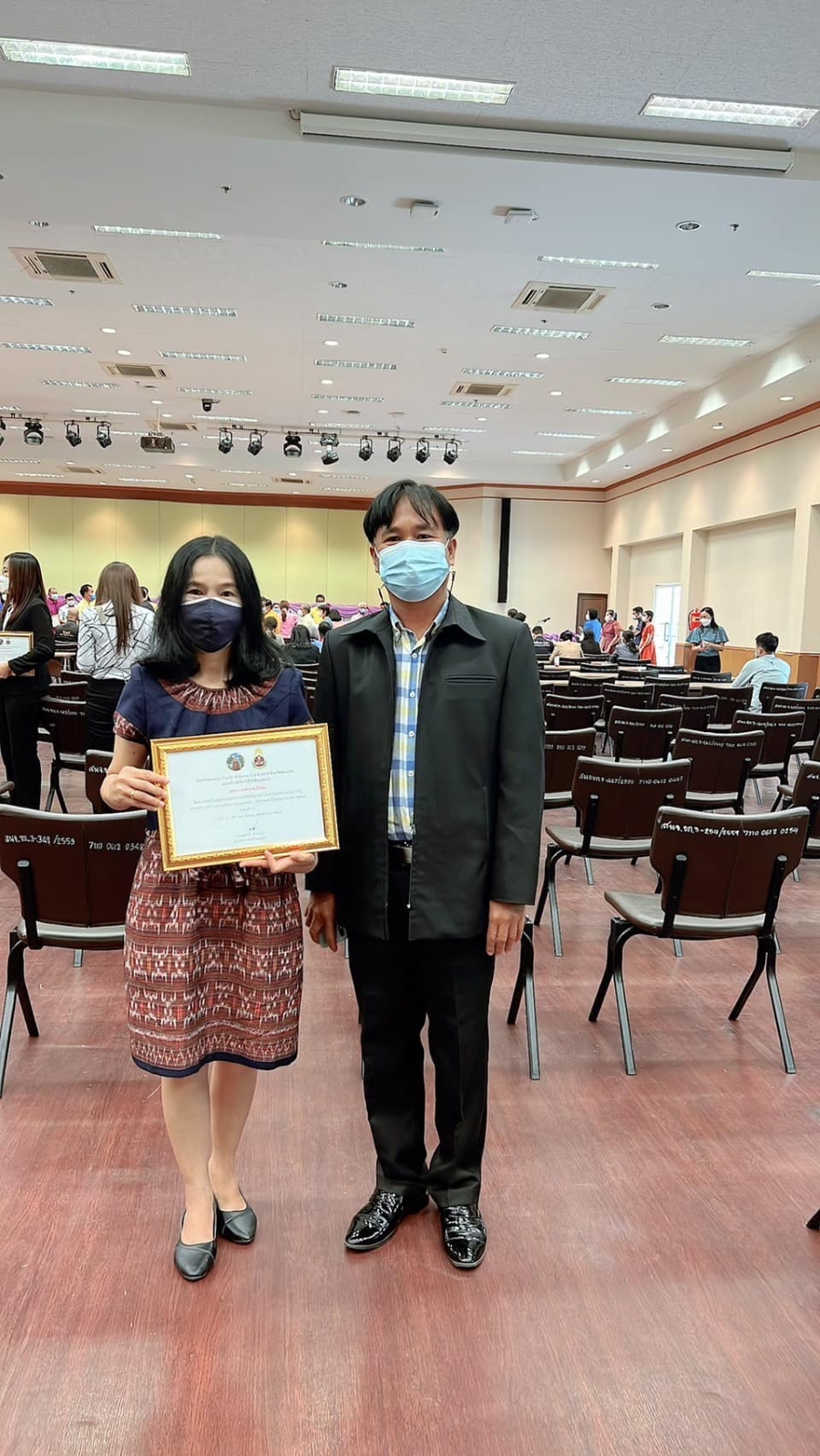 25 มีนาคม 2565 นายกิตติ  คำแก่นคูณ นายกเทศมนตรีตำบลวังชัย มอบหมายให้นายชาติ มณีสา ปลัดเทศบาลและรองปลัดเทศบาล เข้ารับรางวัลการประเมินคุณธรรมและความโปร่งใสในการดำเนินงานของหน่วยงานภาครัฐ ประจำปี 2564 ระดับ A  ระดับคะแนน 87 คะแนนของเทศบาลตำบลวังขัย